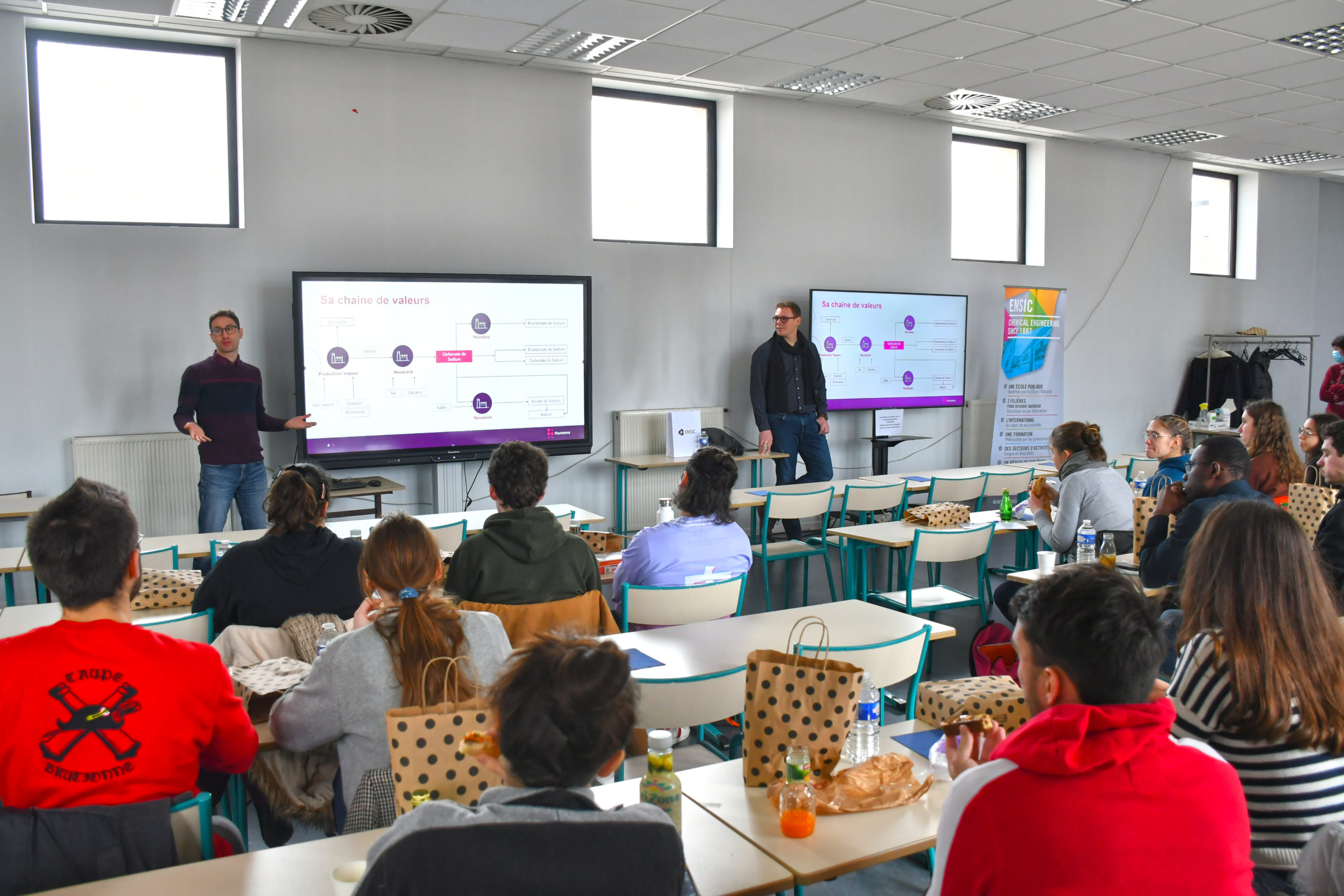 Déjeuner industriel au Campus de l'ENSIC Nancy